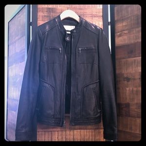 Michael Kors Leather Jacket sz XS